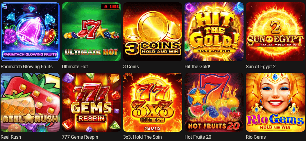 Parimatch Slot Games