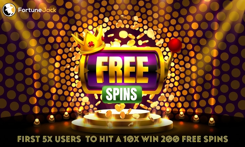 FortuneJack rolls out a 10x win 200 free spins