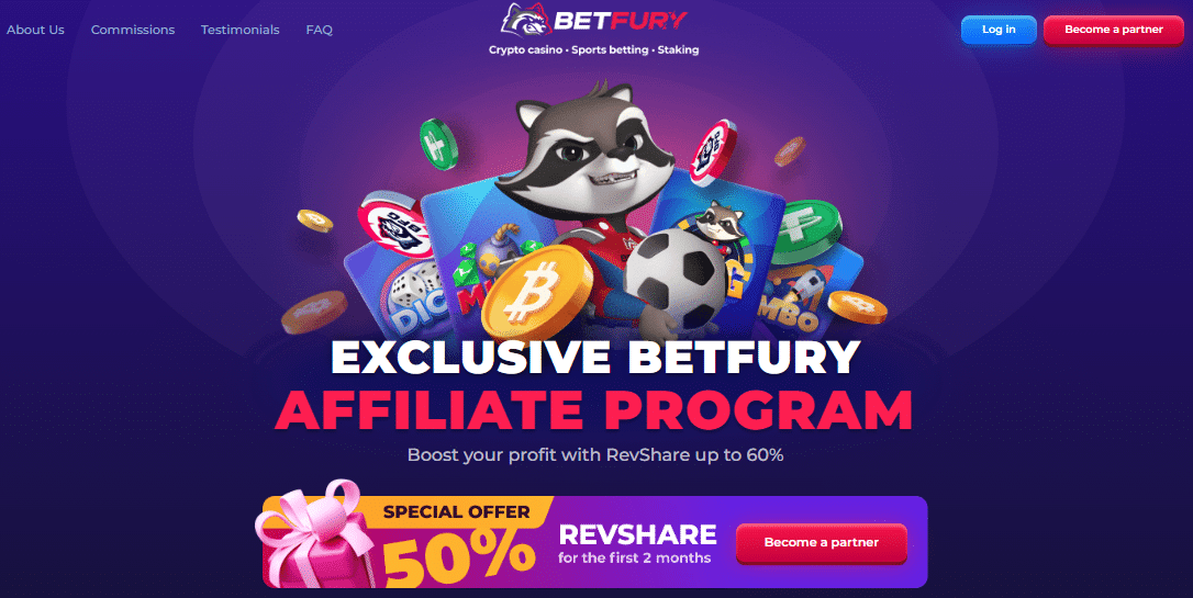 BetFury Casino Affiliate Program