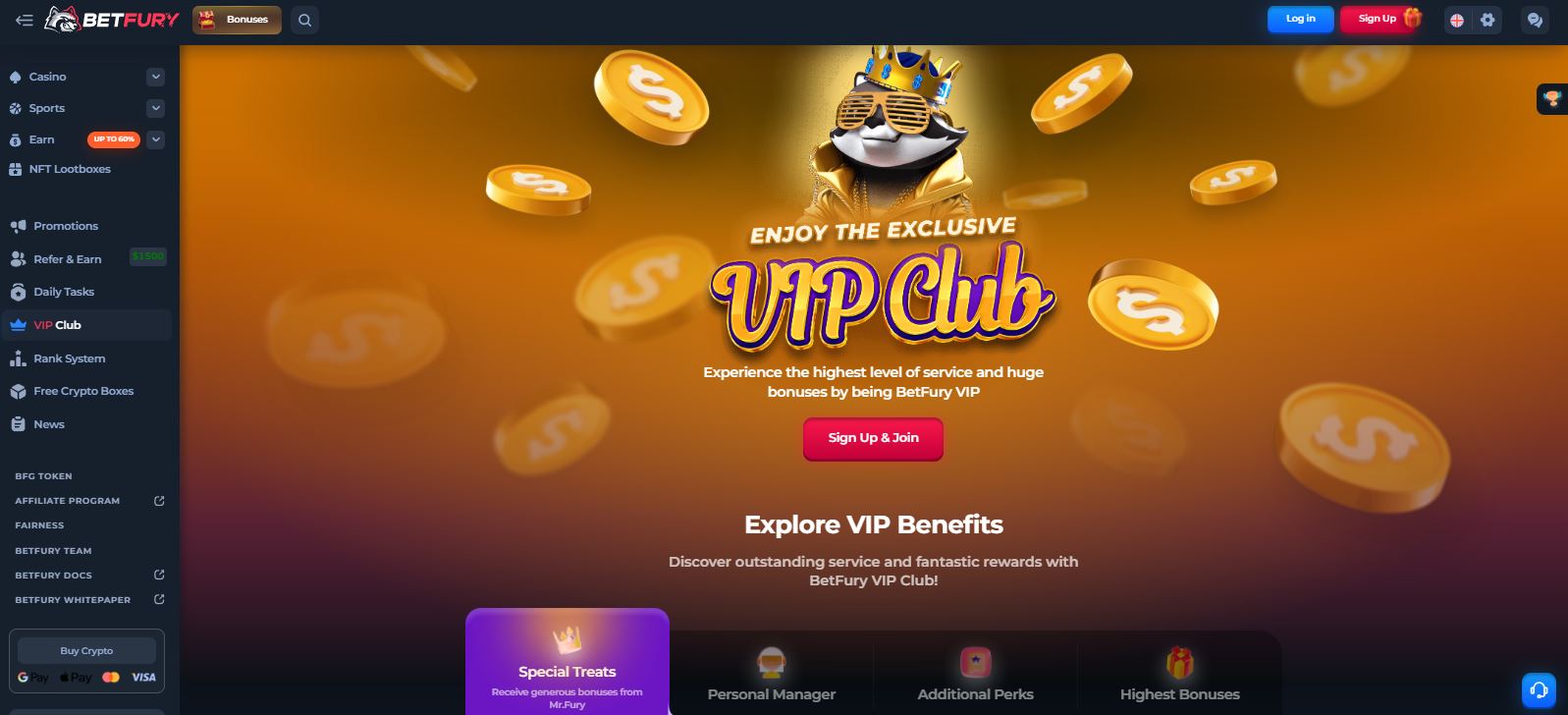 betfury-exclusive-vip-club-program