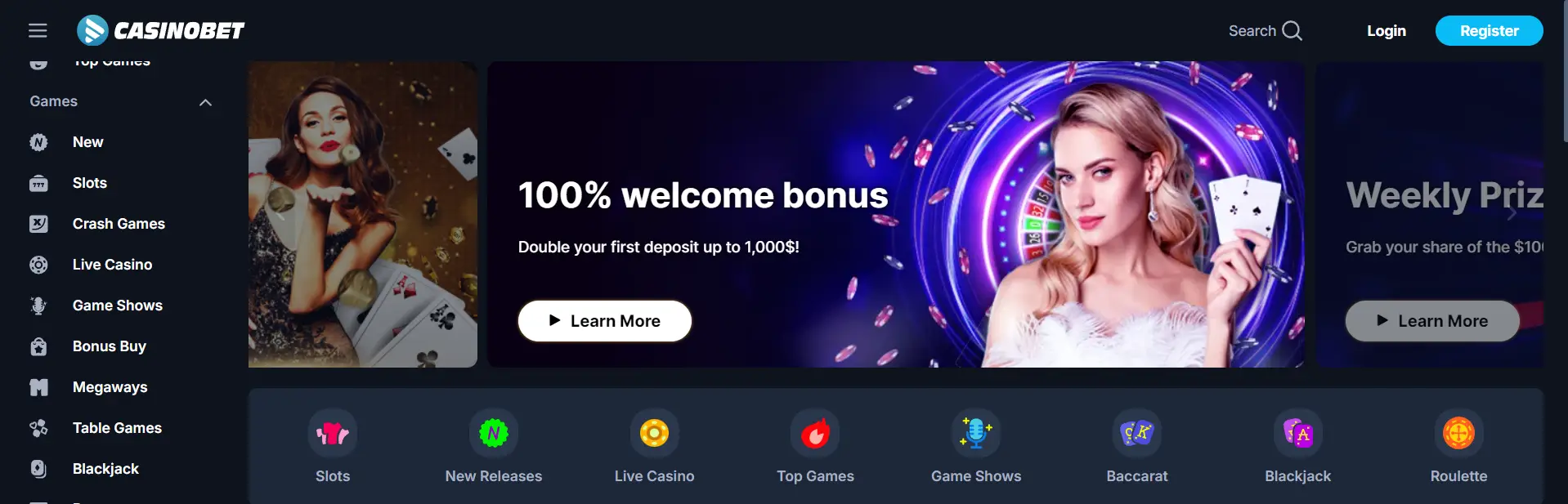 Casinobet Crypto Lottery Casino