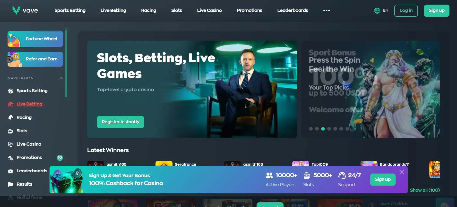 Vave Litecoin Casinos