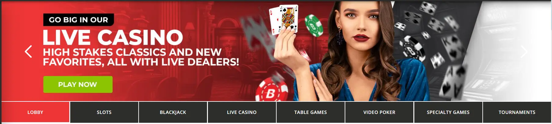 betonline binance coin casino home page