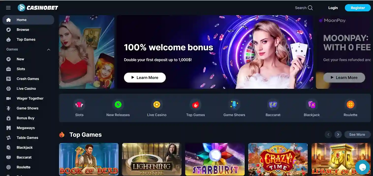 Casinobet Live Dealer Casinos