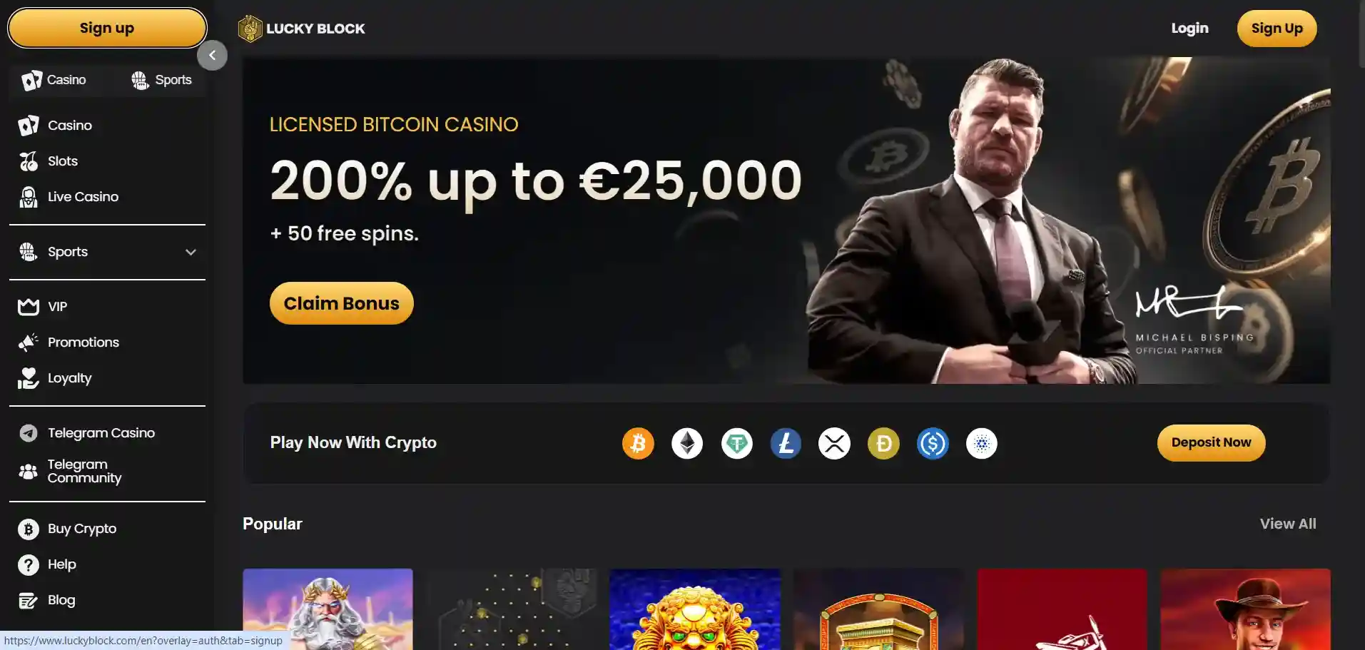 luckyblock ripple gambling sites