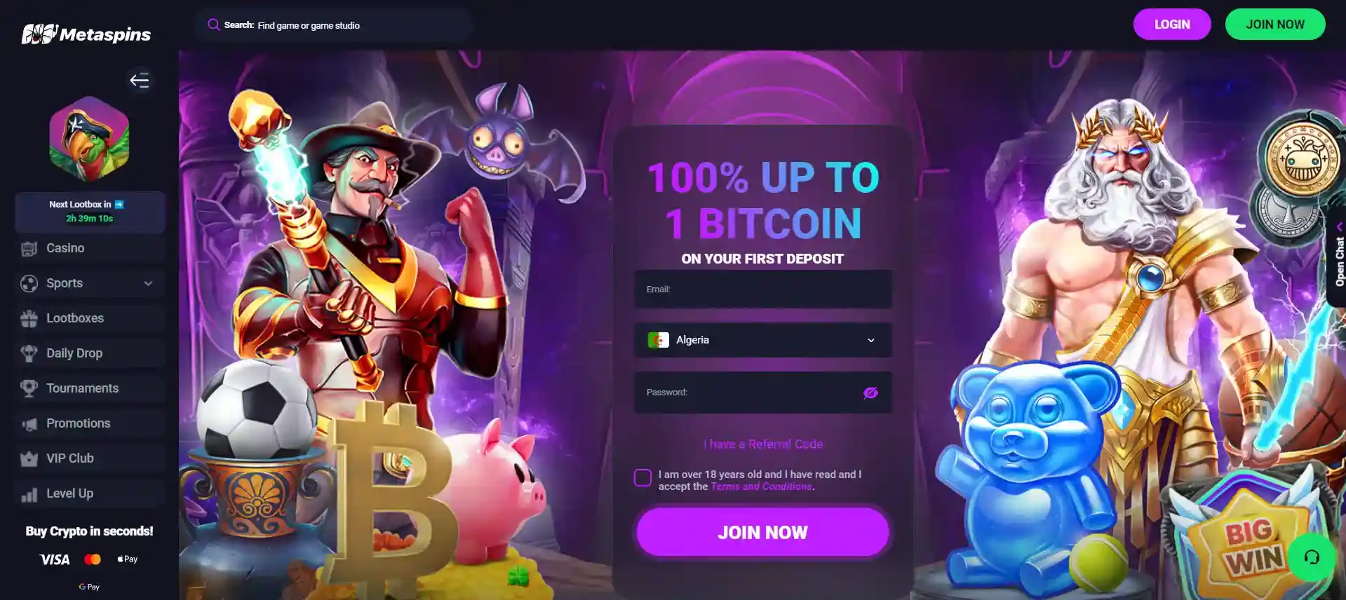 metaspin ethereum casino