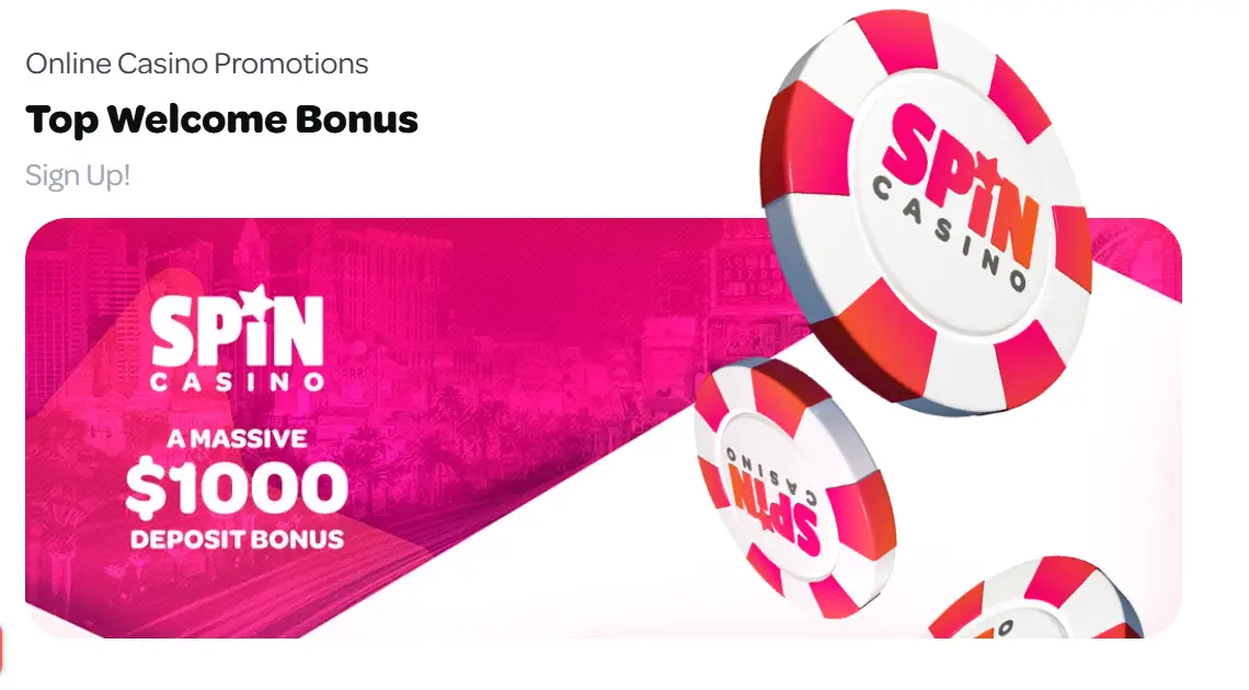 Spin Palace Deposit Bonus