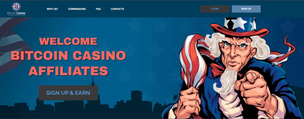 Bitcoincasino US Affiliate Program Webp