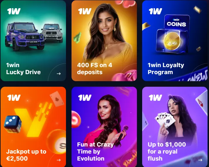 1win Casino Bonuses & Promotions